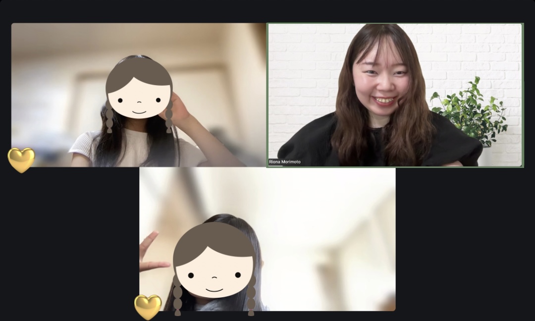 オンライン英会話 小学生 レッスン風景